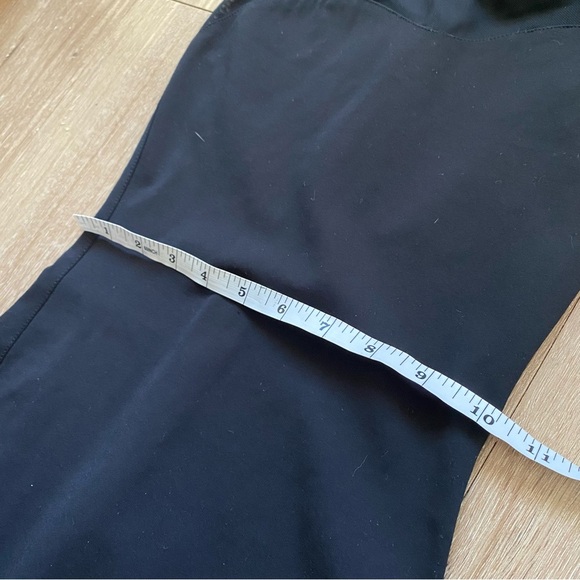 Wilfred Free Mesh Sheer Sweetheart Neck Tank Bodycon Dress Black Size 00 - Picture 7 of 10